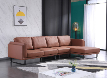 Ledersofa Couch Sofagarnitur Ecksofa Eck Garnitur Design Modern Dekor Sofa
